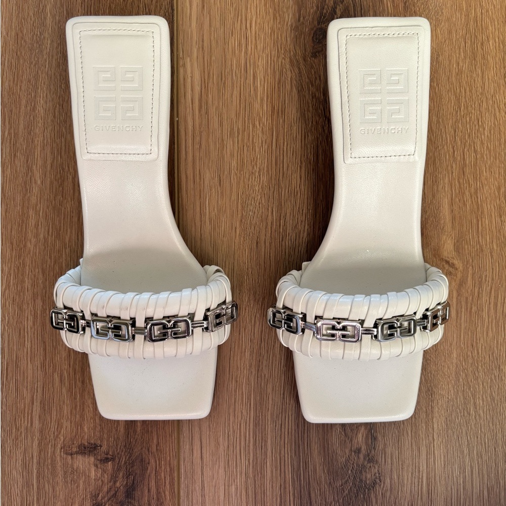 Givenchy White Heels
